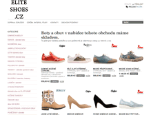 Tablet Screenshot of eliteshoes.cz